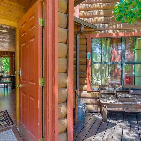 Unique Bear Country Cabin In Ruidoso With Hot Tub! Esterno foto