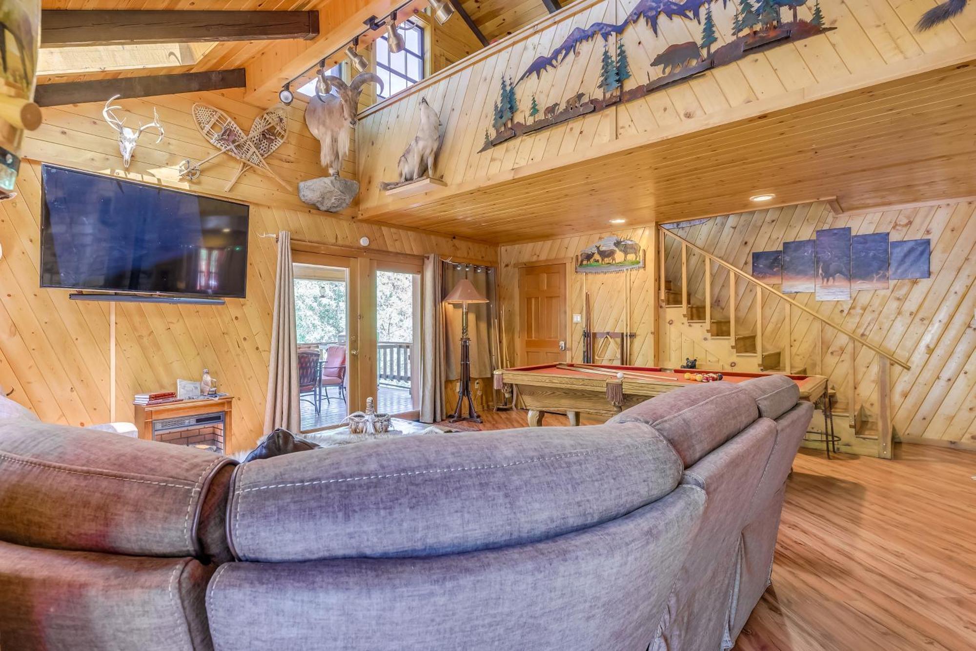 Unique Bear Country Cabin In Ruidoso With Hot Tub! Esterno foto